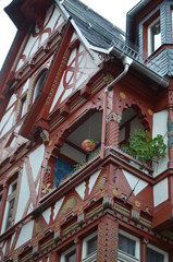 Historic streets of the old quarters of Marburg