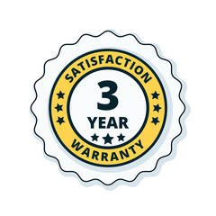 3 Year Warranty