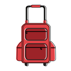 Travel luggage equipment vector illustration graphic design