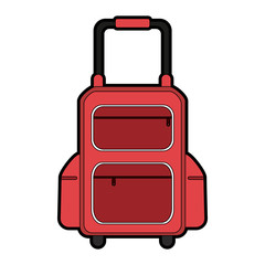 Travel luggage equipment vector illustration graphic design