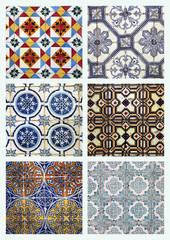 Gorgeous floral patchwork design. Design straight from Portugal. Mediterranean.