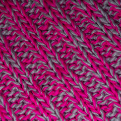 Knitted background. Knitted texture. Knitting pattern of wool. Knitting. Background.