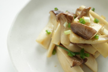 Homamde Eringi mushroom sautteed