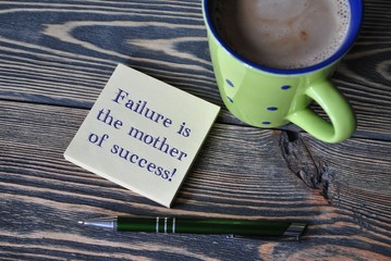 Failure is the mother of success - obrazy, fototapety, plakaty