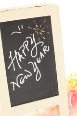 Hand written Happy new year for holdiay image