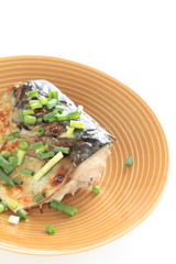 Japanese frilled Markerel with soy sauce