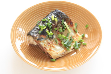 Japanese frilled Markerel with soy sauce
