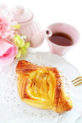Home bakery apple pie for autumn pastry image