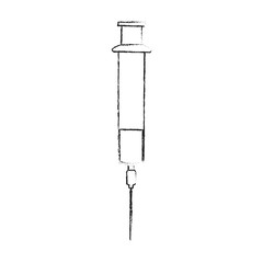 Syringe medical symbol vector illustration graphic design