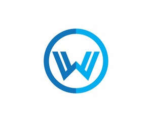 W Letter Logo vector
