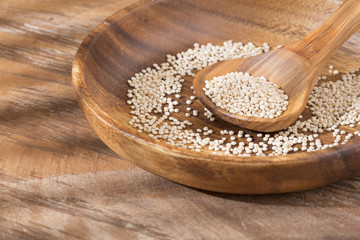 White organic quinoa seeds - Chenopodium quinoa