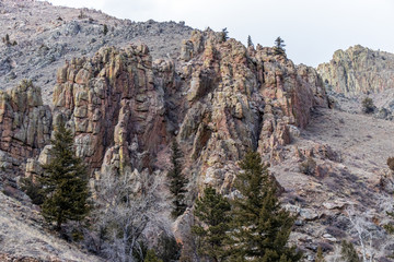 Poudre Canyon Rock Formations