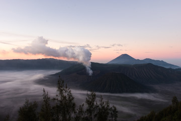 Active Mount Bromo - Java, Indonesia
