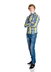 A young red-haired guy