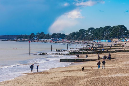 Mudeford beach view