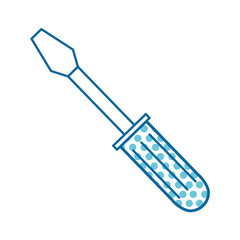 screwdriver tool isolated icon vector illustration design