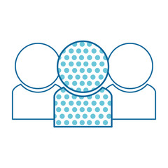 users silhouette contacts icon vector illustration design