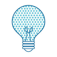bulb light idea icon vector illustration design