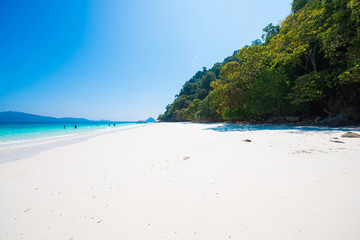 Beautiful Cock Burn Island on sunny day in Myanmar