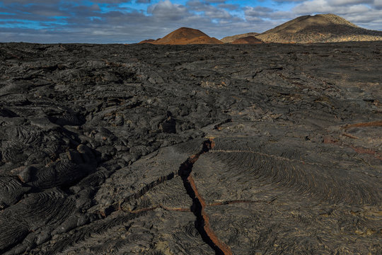 volcanic island