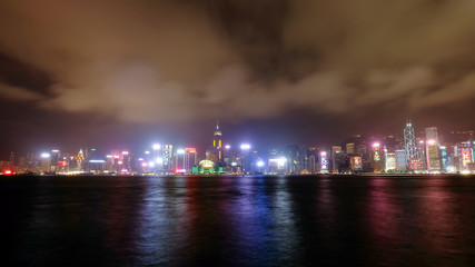 Fototapeta na wymiar Hong Kong City Skyline