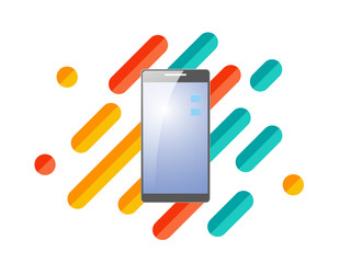 Communication Technology colorful  concept graphic