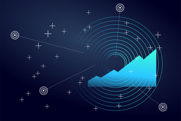 Communication Technology abstract background