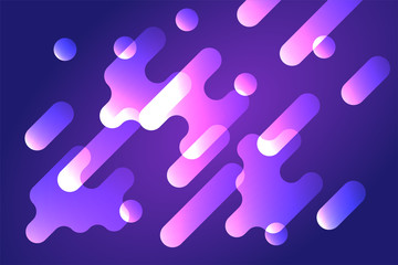 Technology abstract background glow round shape