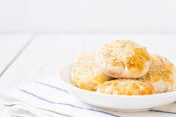 Homemade apple pie in asian style