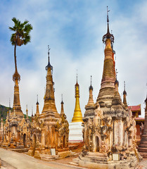 Fototapeta premium Takhaung Mwetaw Paya in Sankar. Myanmar.