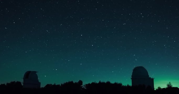 Calar Alto observatory timelapse of stars 2, Almeria