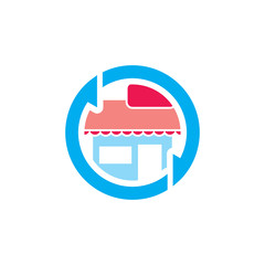 Shop Sync Logo Icon Design