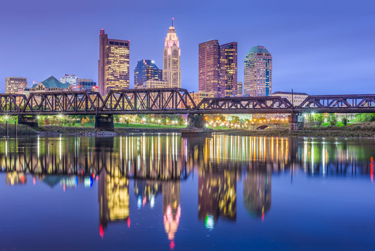 Columbus, Ohio, USA Skyline