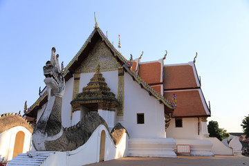 Fototapeta na wymiar Buddhist art in Nan northern Thailand
