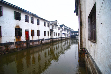 Fototapeta na wymiar 中国の古鎮・西塘の風景