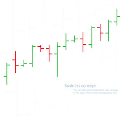 bar chart graph background, concept of stock exchange vector illustration