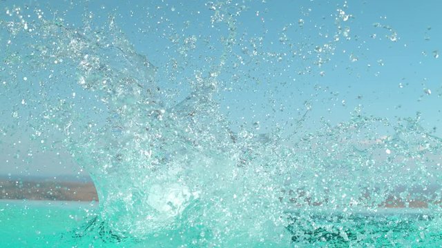 Water drops splashing