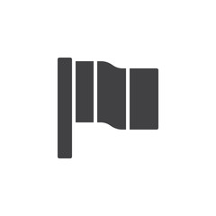 Ireland flag vector icon. filled flat sign for mobile concept and web design. 3 color flag simple solid icon. Symbol, logo illustration. Pixel perfect vector graphics