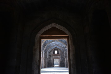 Fototapeta na wymiar Hindola Mahal, Mandu, Madhya Pradesh, India