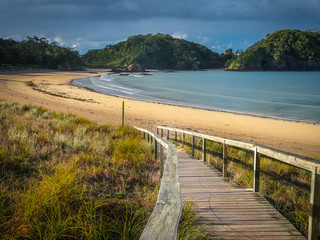 Board walk to Deserted Beach