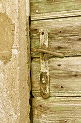 Old Door Brass Handle - 3885