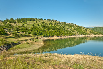 Fototapeta na wymiar Peruca Lake Near Dabar - 0816