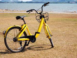 City bikes rent parking in Phuket Thailand