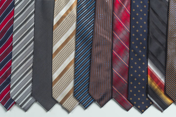 tie over white background