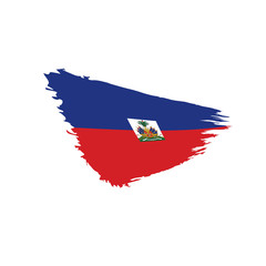 Haiti flag, vector illustration