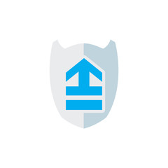 Stair Shield Logo Icon Design