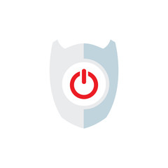 Power Shield Logo Icon Design