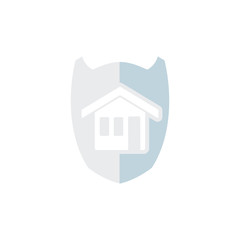 House Shield Logo Icon Design