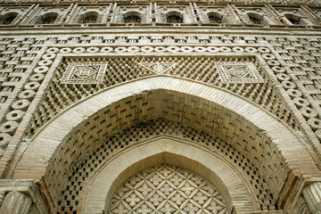 Fototapeta premium Samanid Mausoleum view of ancient Bukhara, Uzbekistan