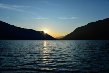 Lake Crescent Sunset